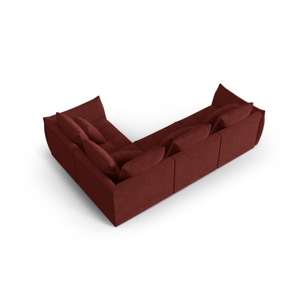 Crvena kutna garnitura (s desnim kutom) Bloom – Micadoni Home-image-3