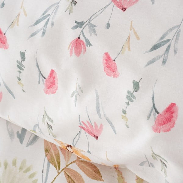 Krem posteljina za bračni krevet 200x200 cm Ella Poppy – Catherine Lansfield-image-4