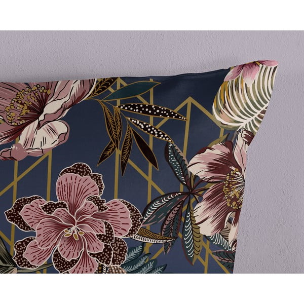 Tamno plava posteljina za bračni krevet/za produženi krevet od mikrovlakana 200x220 cm Jos – Good Morning-image-3