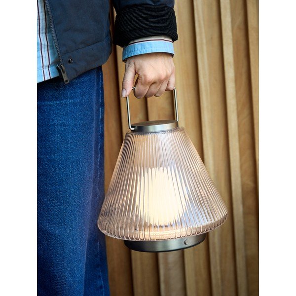 Staklena LED stolna lampa ø24x28 cm Tou – Hübsch-image-1