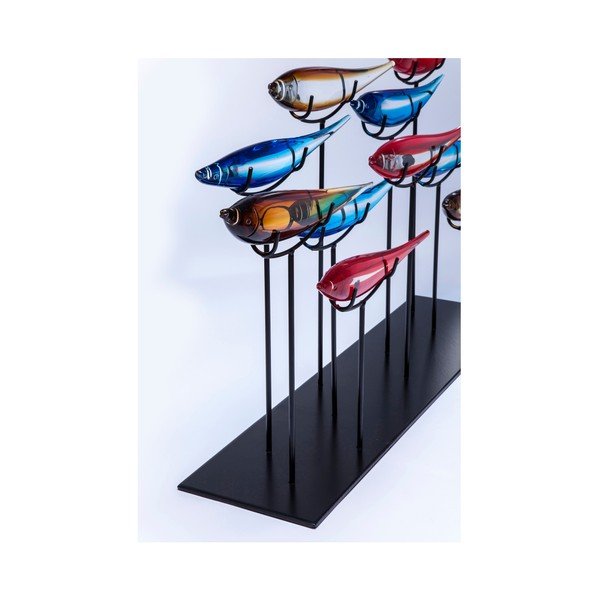 Dekoracija sa šarenim ribljim motivom Kare Design, 20 x 80 cm-image-1