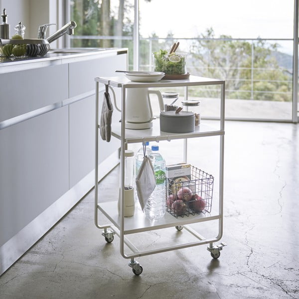 Metalna kolica za posluživanje 38x49.5 cm Tower – YAMAZAKI-image-1