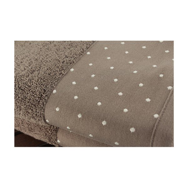 Set od 2 smeđa pamučna ručnika Patricia, 50 x 90 cm-image-1