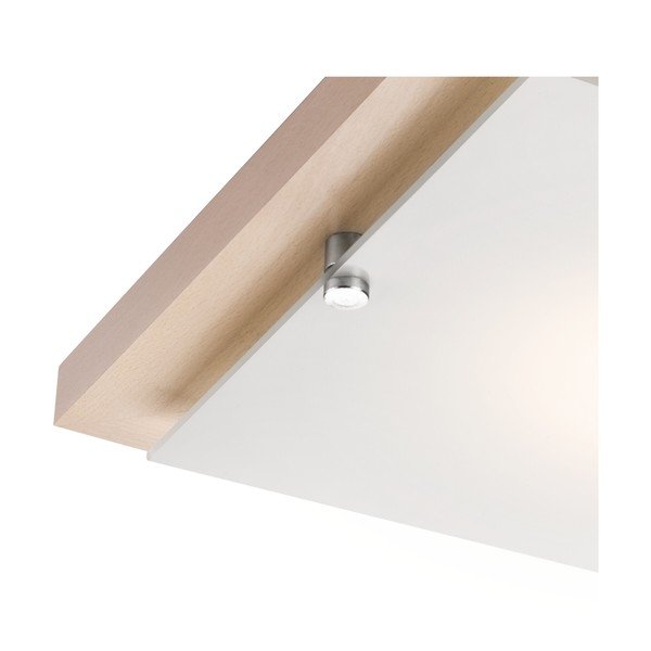 Smeđa/u prirodnoj boji stropna svjetiljka 30x30 cm Pedro – LAMKUR-image-4