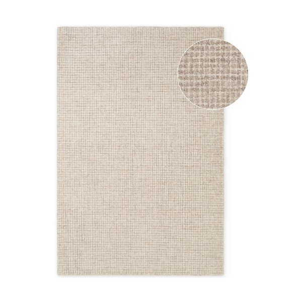 Bež vunen tepih 120x170 cm Eloise – Hanse Home