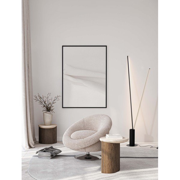 Mat crna metalna LED stojeća svjetiljka sa savitljivom konstrukcijom (visina 181 cm) Kimolia – Nova Luce-image-1