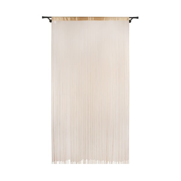 Prozirna zavjesa u zlatnoj boji 140x285 cm String – Mendola Fabrics