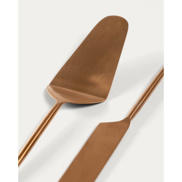 Set za serviranje torte 2 kom od nehrđajućeg čelika Kelda – Kave Home-image-1