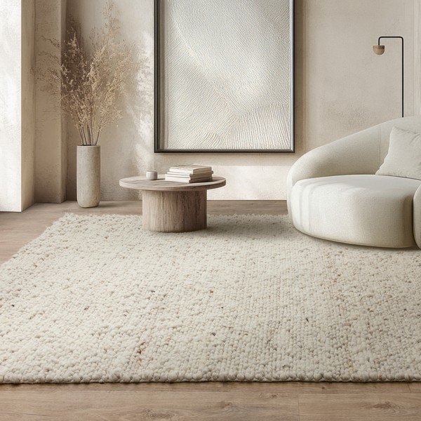 Ručno rađen vunen tepih boje slonovače 160x230 cm Adler Ivory – Asiatic Carpets-image-1
