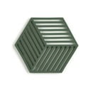 Tamnozeleni silikonski podmetač za lonce Zone Hexagon