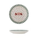 Bijeli desertni tanjur s božićnim motivom od kamenine ø 16 cm Yule – Bloomingville