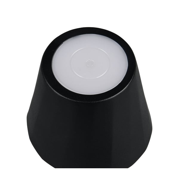 Mat crna LED stolna lampa s metalnim sjenilom (visina 21 cm) Diaz – Reality-image-3