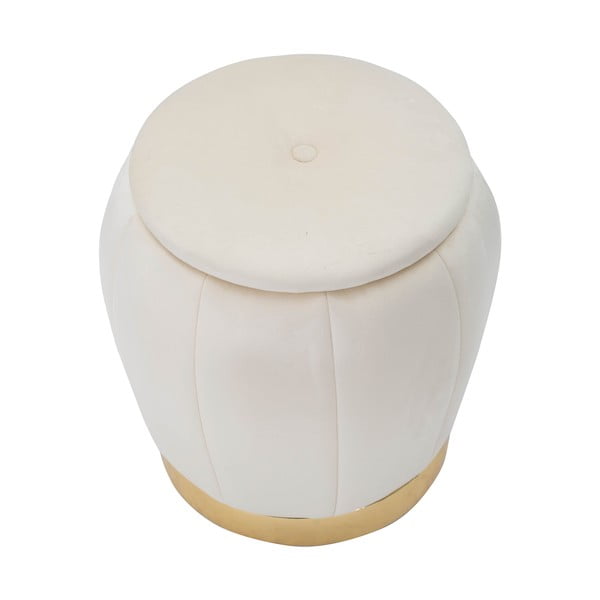 Krem baršunast tabure Paris – Mauro Ferretti-image-2