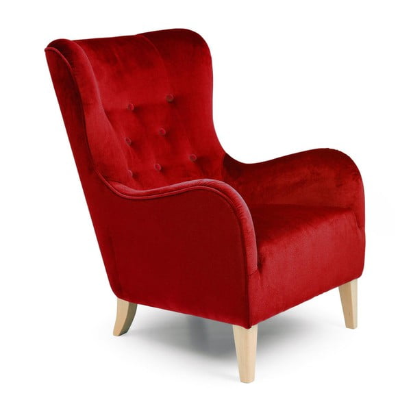 Ciglasto crvena fotelja Max Winzer Medina