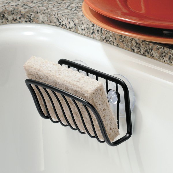 Crni metalni samostojeći vakuumski držač iDesign Axis, 6,5 x 14 cm-image-3