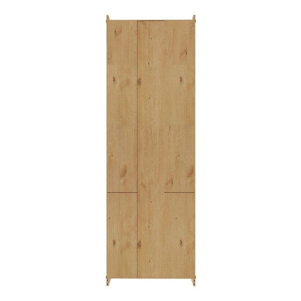 Vitrina od masivnog bora u svijetloj prirodnoj boji 74x223x37 cm Anita – Støraa-image-4