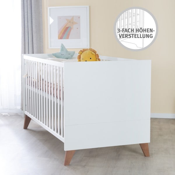 Bijeli/u prirodnoj boji dječji krevet 70x140 cm Ole – Roba-image-1