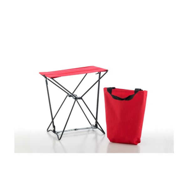 Crvena sklopiva stolica InnovaGoods Handy