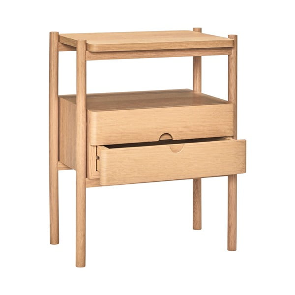 Noćni ormarić u dekoru hrasta u prirodnoj boji Appeal – Hübsch-image-4