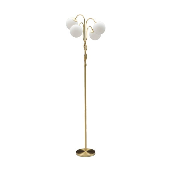 Samostojeća svjetiljka Mauro Ferretti Glamy 4 Light u bijeloj i zlatnoj boji