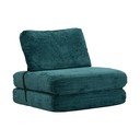 Plavozelena fotelja na rasklapanje od bouclé tkanine Faster – Mauro Ferretti