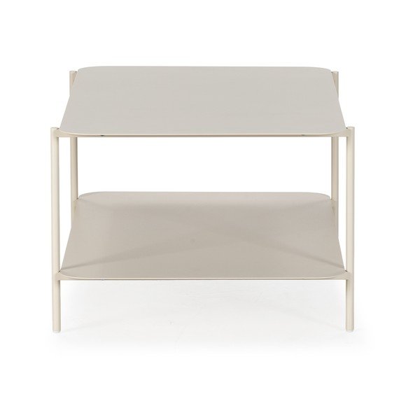 Krem metalni stolić za kavu 58x90 cm Beatrix – MOME-image-2