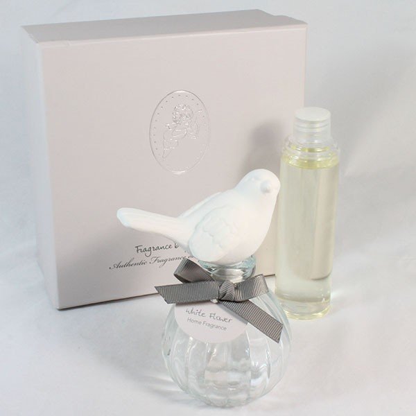 Parfimirana glinena ptica 100 ml - bijeli cvijet-image-1