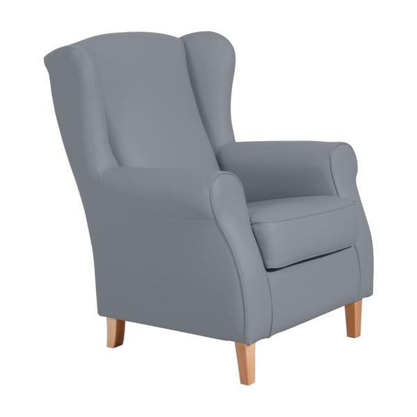 Siva ručka fotelje od imitacije kože Max Winzer Lorris Grey
