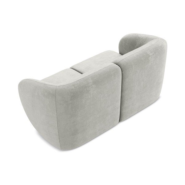 Svijetlo siva sofa od šenila 174 cm Lani – Makamii-image-3