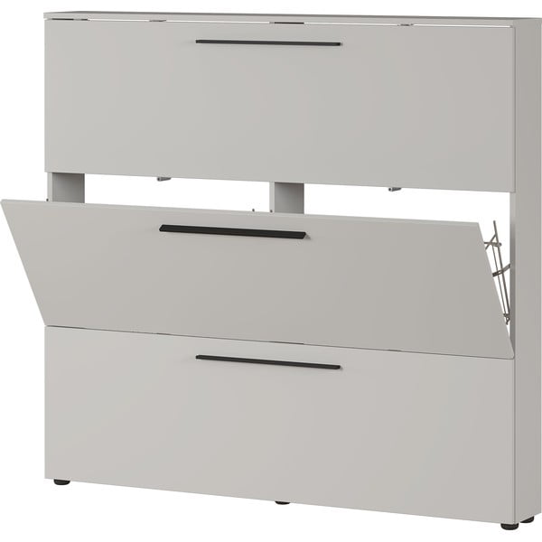 Sivo-bež preklopni ormarić za cipele Utah - Germania-image-2