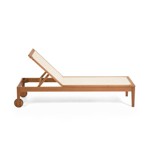 Bež vrtna ležaljka od drveta eukaliptusa Kave Home Caterin-image-3