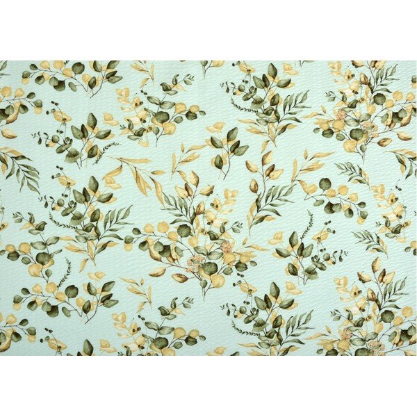 Svijetlo zelena krep produžena posteljina za bračni krevet 200x220 cm Autumn Breeze -image-1