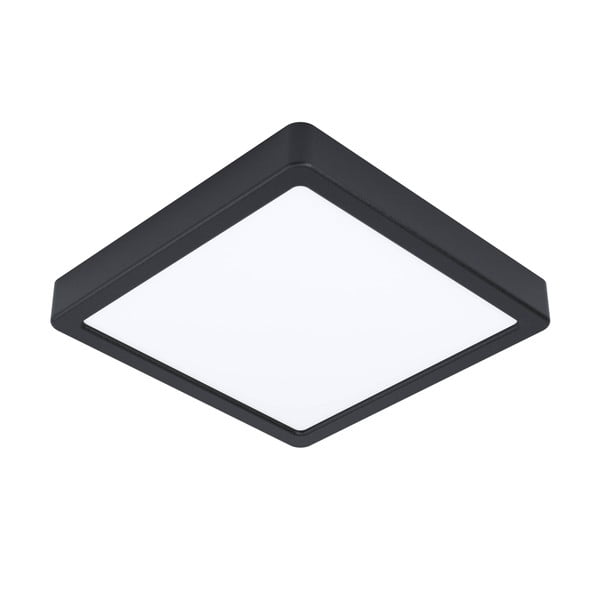 Crna LED stropna svjetiljka 21x21 cm FUEVA 5 – EGLO