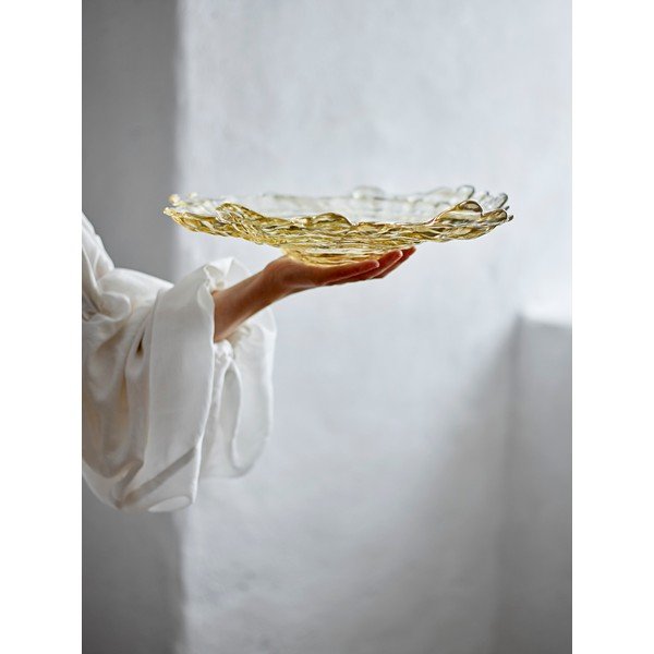 Bež staklena zdjela ø 38,5 cm Asimi – Bloomingville-image-2