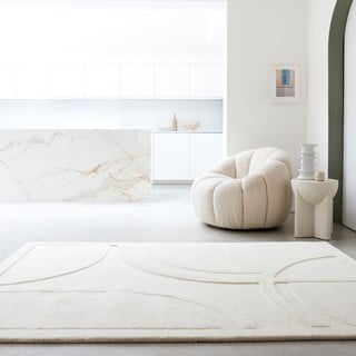 Bijeli vuneni tepih 200x290 cm Olsen – Asiatic Carpets