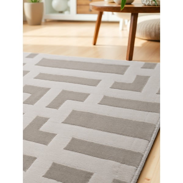 Siva/krem staza 80x240 cm Perles Onyx – Elle Decoration-image-3