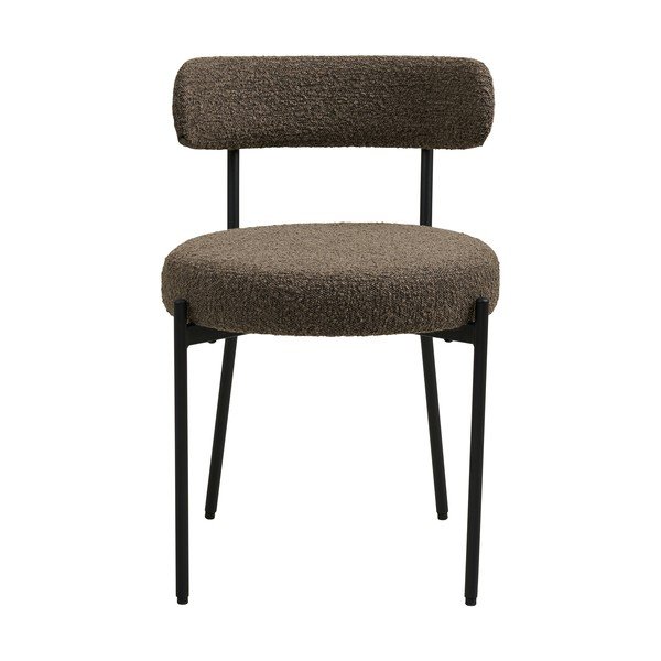 Smeđa podstavljena blagovaonska stolica Badalona – House Nordic-image-3