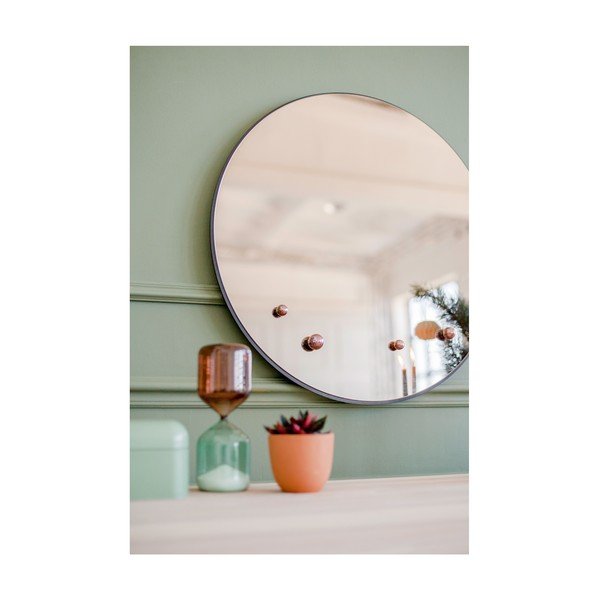 Ogledalo brončane boje EMKO Dew, ø 70 cm-image-1