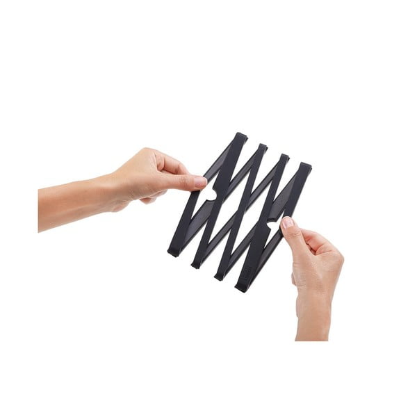 Crni sklopivi podmetač za lonac Joseph Joseph Stretch-image-4