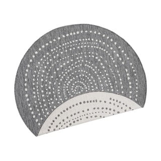 Sivi vanjski tepih NORTHRUGS Bali ⌀ 140 cm