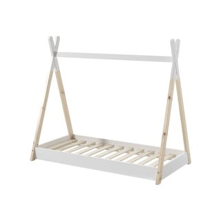 Dječji krevet u bijelo-prirodnoj boji 70x140 cm Tipi - Vipack