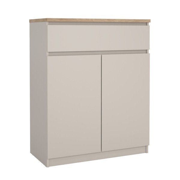 Krem komoda 80x100x40 cm Naia – Tvilum