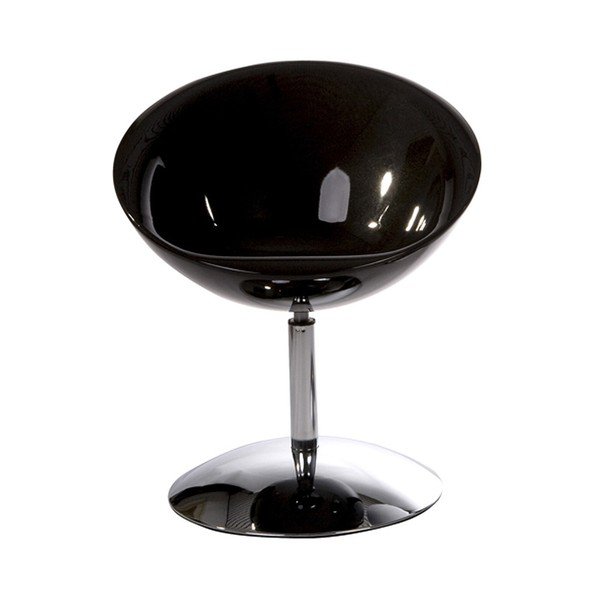 Crna okretna stolica Kokoon Design Bowl-image-4