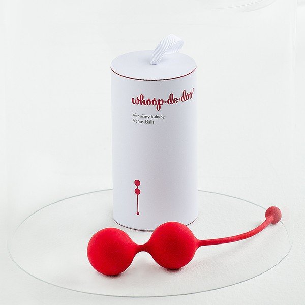 Crvene dizajnerske Venerine kuglice Whoop.de.doo, 65 g-image-1
