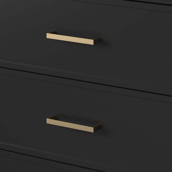 Crna komoda CosmoLiving by Cosmopolitan Westerleigh, 144 x 85 cm-image-1