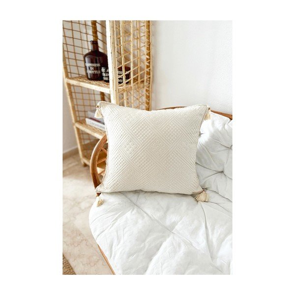 Jastučnica od organskog pamuka 43x43 cm Natural - Mila Home-image-2