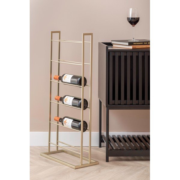 Metalni držač za boce vina u zlatnoj boji broj boca 5 kom 38x84,5x20 cm Single Floor – PT LIVING-image-1