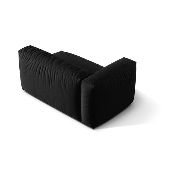 Crna modularna sjedeća garnitura (s lijevim kutom) Martina – Micadoni Home-image-3