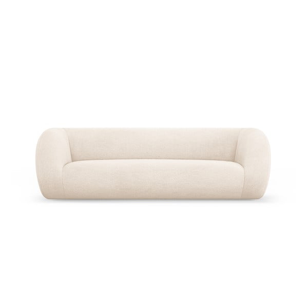 Krem sofa od bouclé tkanine 230 cm Essen – Cosmopolitan Design