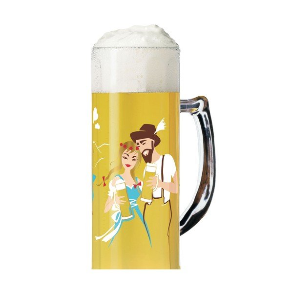 Set pivskih čaša od kristalnog stakla i 5 podmetača Ritzenhoff Amdrea Arnolt, 596 ml-image-2